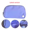 Lu sacs à bandoulière Sport de plein air 1L Capacité yoga taille sac femmes sangle réglable fermeture éclair Cross body caméra sac messager fanny pack