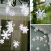 Décorations de noël 1 chaîne flocon de neige guirlandes arbre 3D étoile suspendus pendentif ornements année fête décoration 2023 Navidad