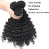 Deep Wave Bundles Human Hair 30 Inch 1/3/4 Bundles affärer Brasilianska djupa lockigt mänskliga hårvävbuntar Hårförlängningar 100g/st