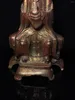 Dekoracyjne figurki Old Chinese Copper Wen-Guan Statue