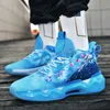 Mens Breathable Basketball Shoes High Top Youth Womens Professional Sports Trainers Casual Sneakers Glow in Dark