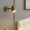 Lampada a parete LED moderna con lampadina gratuita Luce ad angolo regolabile Wandlamp in alluminio camera da letto bagno E27 SCONCE Specchio illuminazione