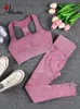 Yoga Outfits Athvotar 1/2/3/4 PCs Set di costine con cerniera Sert Women Sports Set Gym Abbiglia