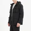 Vestes pour hommes noir Hip Hop Harajuku hommes veste Streetwear Style Safari surdimensionné à capuche automne printemps manteau gothique vêtements Techwear