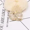 9020 Fashion Pearl broche temperament dames diamanten broche gouden zilveren letters