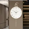 Duvar Saatleri Yaratıcı Gelişmiş Saat Tasarım Elektronik Altın Yatak Odası Silent Orologio Da Parete Moderno Ev Mobilyası