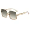 Occhiali da guida donne occhiali da sole designer mezzo telaio occhiali da sole in metallo retrò occhiali uv400 uv400