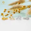 Dropshipping Męski kolczyki 925 srebro z kolczykami diamentowymi Morsanite