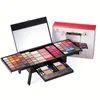 90 colors Piano Makeup Set - Includes Eyeshadow, Blush, Contouring, and Matching Brushes - Complete Makeup Kit with Mirror