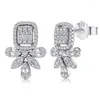 Boucles d'oreilles boutique 925 argent Sterling diamants à haute teneur en carbone pierres précieuses goutte balancent mariage fiançailles bijoux fins en gros