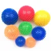 Jouets pour chiens à mâcher Pet Cat Puppy Sounding Toy Polka Squeaky Tooth Cleaning Ball TPR Formation Dents Chewing Thorn Balls Accessoires 230818