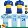 23 24 Boca Juniors De Rossi Futbol Forması 2023 2024 Evde 3. Tevez Carlitos Maradona Roman Salvio Abila Pavon Futbol Üniforma Gömlek