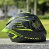 Motorcycle Helmets DOT Approved Helmet Full Face Safe Cascos Women And Men Racing Motocross Green Luminous Carbon Fiber