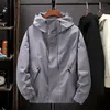 Herrenjacken Frühling Herbst Casual Windbreaker Männlich Plus Größe 5xl 6xl 7xl 8xl Männer Kapuze Fashion Dünner Mantel Hip Hop Oberbekleidung