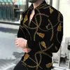 Men's Casual Shirts Blouse Shirt Daily Dress Fitness Hawaiian Holiday Lapel Long Sleeve Mens Muscle Party Polyester Outdoor 1pcs