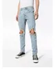 Дизайнер джинсов фиолетовых джинсов Purple Brand Jeans Purple Jeans для мужчин Mens Designer Jeans Summer Hole 2023 Новый стиль вышивка самостоятельно и маленькие ноги