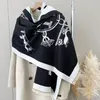 2024 Gentle 100% cashmere autumn/winter large size scarf is the best choice for gift travel
