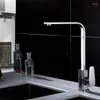 Rubinetti del lavandino da bagno piatto da cucina lavabo e rubinetto freddo tutto il filo quadrato di rame disegno elettroplaco h 360 mm