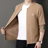 Suéteres de diseñador para hombre, cárdigan, suéter ajustado, marca de moda para hombre, ropa con escote de béisbol, nueva moda de otoño 2023, abrigo de punto