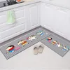 Top Quality Cat Cartoon Printed Bathroom Kitchen Doormat Carpets Area Rug Floor Mats Non-Slip Tapete Mattress Door Mat for Living Room 20230820A04