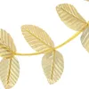 Bandanas 12 Pcs Crown Women Leaves Hairband Gold Leaf Bridesmaid Accessories Plastic Wedding Flower Girls