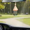 Other Event Party Supplies Car Hanging Glass Bottle Empty Perfume Aromatherapy Pendant Refillable Diffuser Air Fresher Fragrance Ornament Accessories 230818