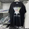 Erkek Tişörtleri Kaliteli Kazablanka Tenis Kulübü Moda T-Shirts Erkek Kazablanka Kadınlar Vintage Tees Üçgen Kalesi Kısa Kol Tişört