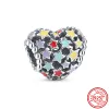 925 Silver Fit Pandora Charm 925 Armband Mom Flower Sunflower Star Hollow utsökta charm för Pandora Charm 925 Silver Beads Charms