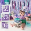 Other Event Party Supplies Transparent Letter Baby Shower Box Birthday Wedding Custom Name Balloon 1st Decorations Kids Babyshower Girl 230818