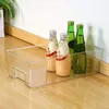 Storage Bottles Refrigerator Organizer Bins Kitchen Containers For Pantry Food Drawers- 14" Long 8"W - 2 Pack