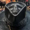 Chapeaux de fête Halloween crâne chapeau de cowboy fantasmagorique et élégant couvre-chef ornement 230818
