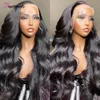 Small Size Cap Human Hair Wigs Brazilian 220%density Body Wave Lace Front Wig for Women 4x4 Lace Closure Wig Remy Pre Plucked