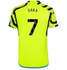 NIEUW 23 24 SAKA ARSEN SOCKER JIRES SMITH ROWE G.JESUS ​​SALIBA FANS Player Versie Odegaard Martinelli 23 24 Nketiah voetbalkits Shirt Men Kids Boys Sets uniformen uniformen