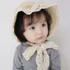 Haarzubehör süße Lace Girls Strohhut Sommer Bow Jungen Sonnenkappe Breitgekrönte Schutz Kinder Fisherman Beach Panama Caps