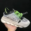 New Sneakers Designer Shoes Running Shoes Top Quality Chain Reflective Height Reaction Mens Womens Lightweight Trainers SIZE 36-46 Y6