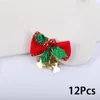 Рождественские украшения 12 шт. Подвесной подвесной бахновой рентген