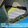 Mat Thicken Aluminum Membrane Foldable Camping Mattress Moistureproof Sleeping Pad Lightweight Ixpe Foam Mat Beach Cushion Travel