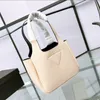 حقيبة دلو محفظة الجودة Women Women Satchel Mini Handle Bag Bag Black Counter Leather Crossbody Fashion Handbags Big Magnetic Buckle Layer 18*15cm