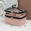 Cosmetic Bags Design Women's Bag Two-layer Waterproof Large-capacity Wash Storage Travel Multifunctional Lady Makeup Cases