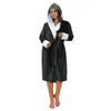 Women's Jackets Women Lightweight Coats And Winter Coat Bathrobe H Lengthened Shawl Bathrobes Home Clothes Long Sleeved Robe