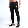 Herrbyxor casual mager män joggar sweatpants gym fitness träning spårbyxor hösten man springande sport bomullsbyxor bottnar