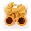 Hair Accessories Band & Sunglasses Pography Props Baby Girls Bow Headband Round Children Kids Supplies Decors