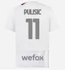 23 24 camisas de futebol de futebol pulisadas pulisic ibrahimovic 2023 2024 tonali rebic Camiseta AC milans kjaer theo Brahim r.leao Men Kit Kit Set Uniforms Origi Origi Origi Origi origi