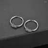 Hoop oorbellen 1 paar Anti-allergisch oor buckle roestvrij staal voor mannen Rock Hip Hop Jewelry Pendientes de Acero Inoxidable