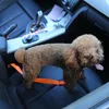 Colliers pour chiens laisse en nylon laisse réglable la ceinture de sécurité rétractable de la voiture