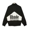 Designer Brand Rhude Jackets Spring Fall Mens Casual Jacket Windbreaker Couples Waterproof Outdoor Hoody Varsity Men Hoodie Us Size1