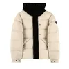 Topstoney 2023 Heren Darth Vader Hooded Down Fluffy Jacket Paar's Korte Trend Witte Duck Dikke Dikke Slim High-High-Grade Verwarmde kledingjas