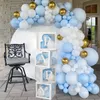 Other Event Party Supplies Transparent Letter Baby Shower Box Birthday Wedding Custom Name Balloon 1st Decorations Kids Babyshower Girl 230818