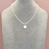 Pendant Necklaces Shell Necklace White Flower/Cross Charm Crystal Bead Chain Classic Summer Jewelry Fashion Handmade Gift For Women Choker