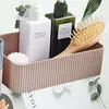 Aufbewahrungsboxen Bins Wbbooming Plastik Home Office Badezimmer Box Grid Desktop Sundies Make -up -Veranstalter Kosmetikschrank Bülle 230818